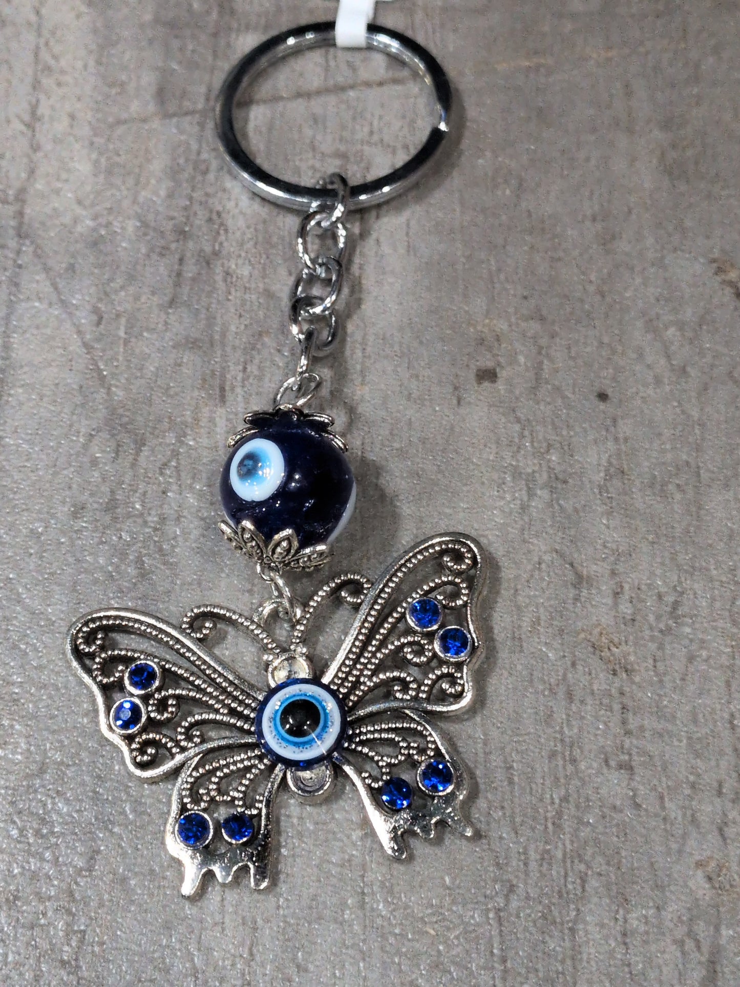 Evil Eye Talisman Key chain Butterfly
