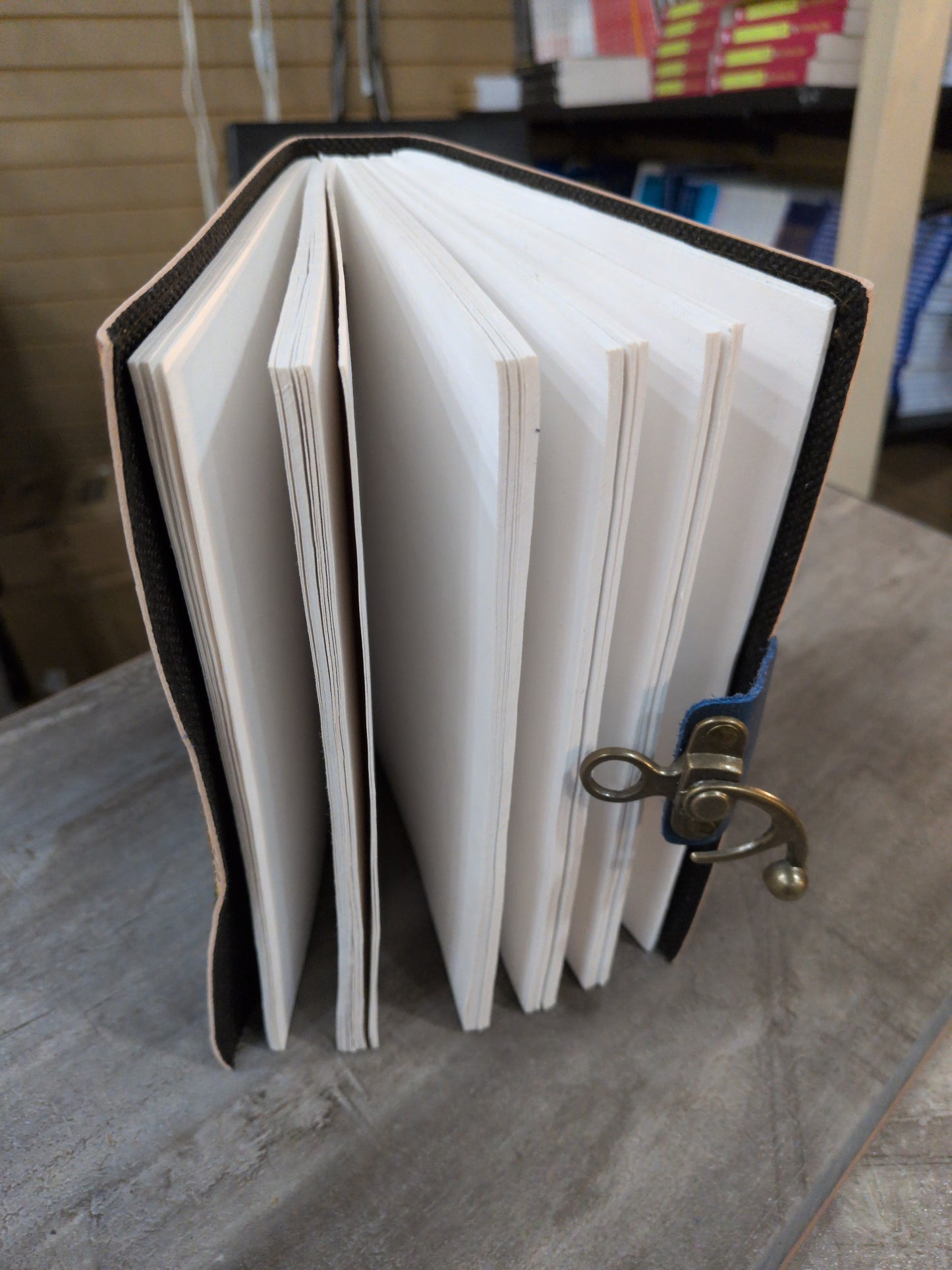 Moon Goddess printed Leather Journal 6x8