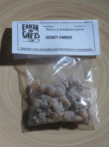 Earth Gifts Resins & Powdered Incense Honey Amber Resin