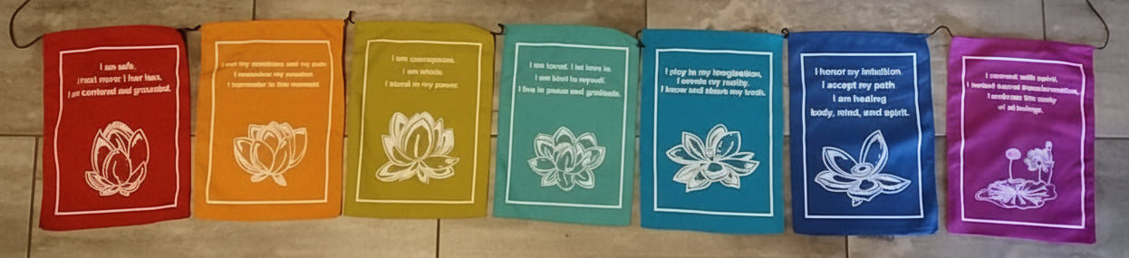 Rainbow Affirmations flag banner
