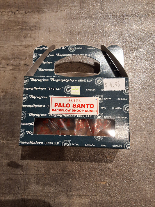 Satya Palo Santo Backflow Cones