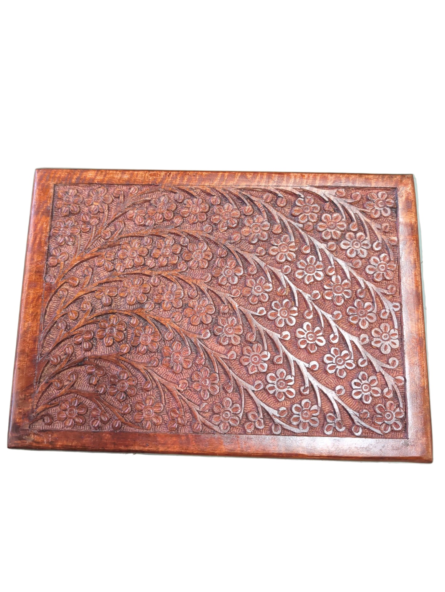Carved Mango Wood Box