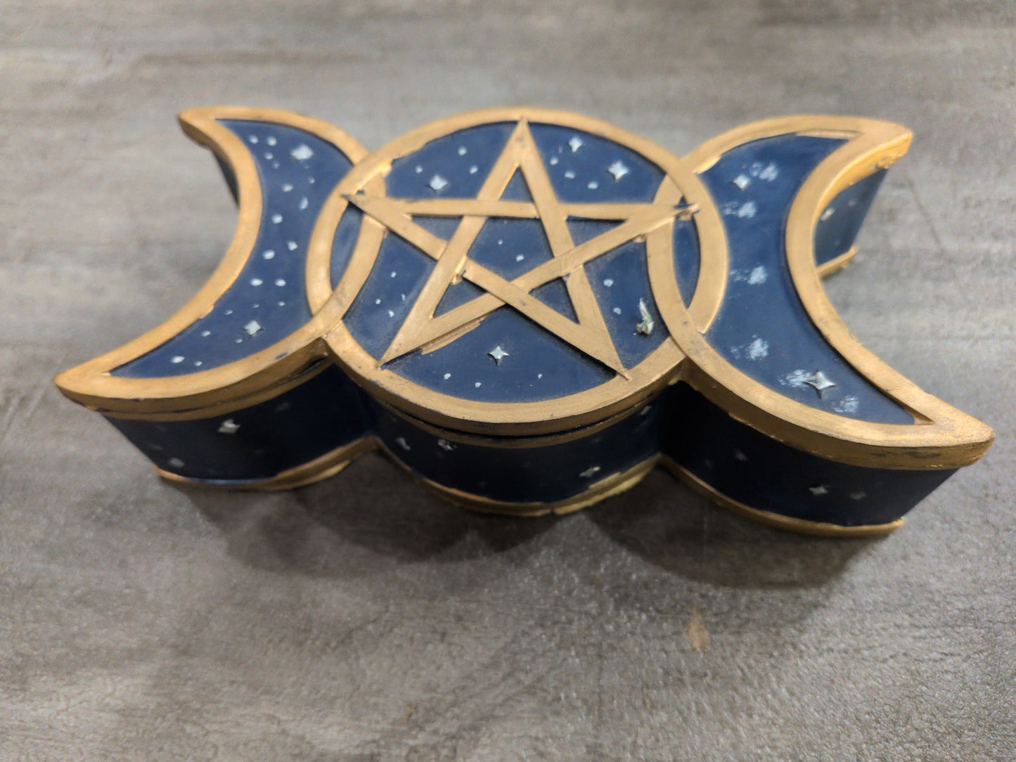 Pentagram Moon phases acrylic box