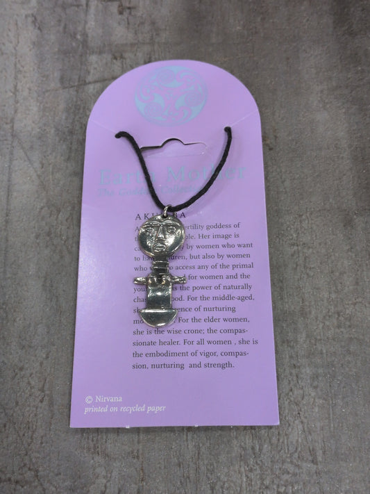 Earth Mother (Goddess Collection) Aku'aba Pewter Pendant