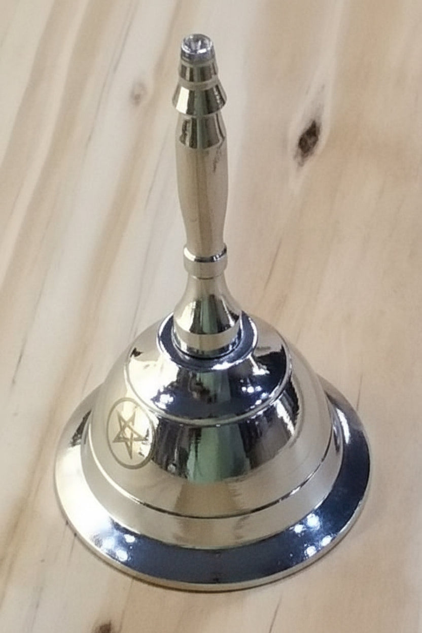 Silver Bell with Pentacle