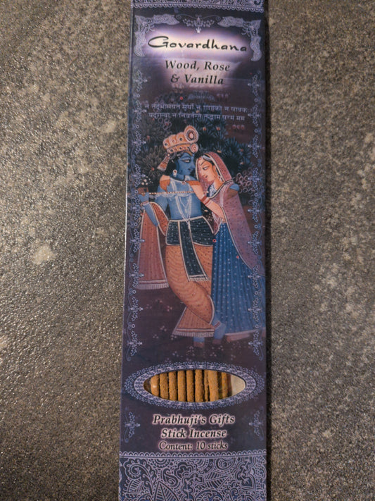 Prabhuji's Incense 10 sticks Govardhana