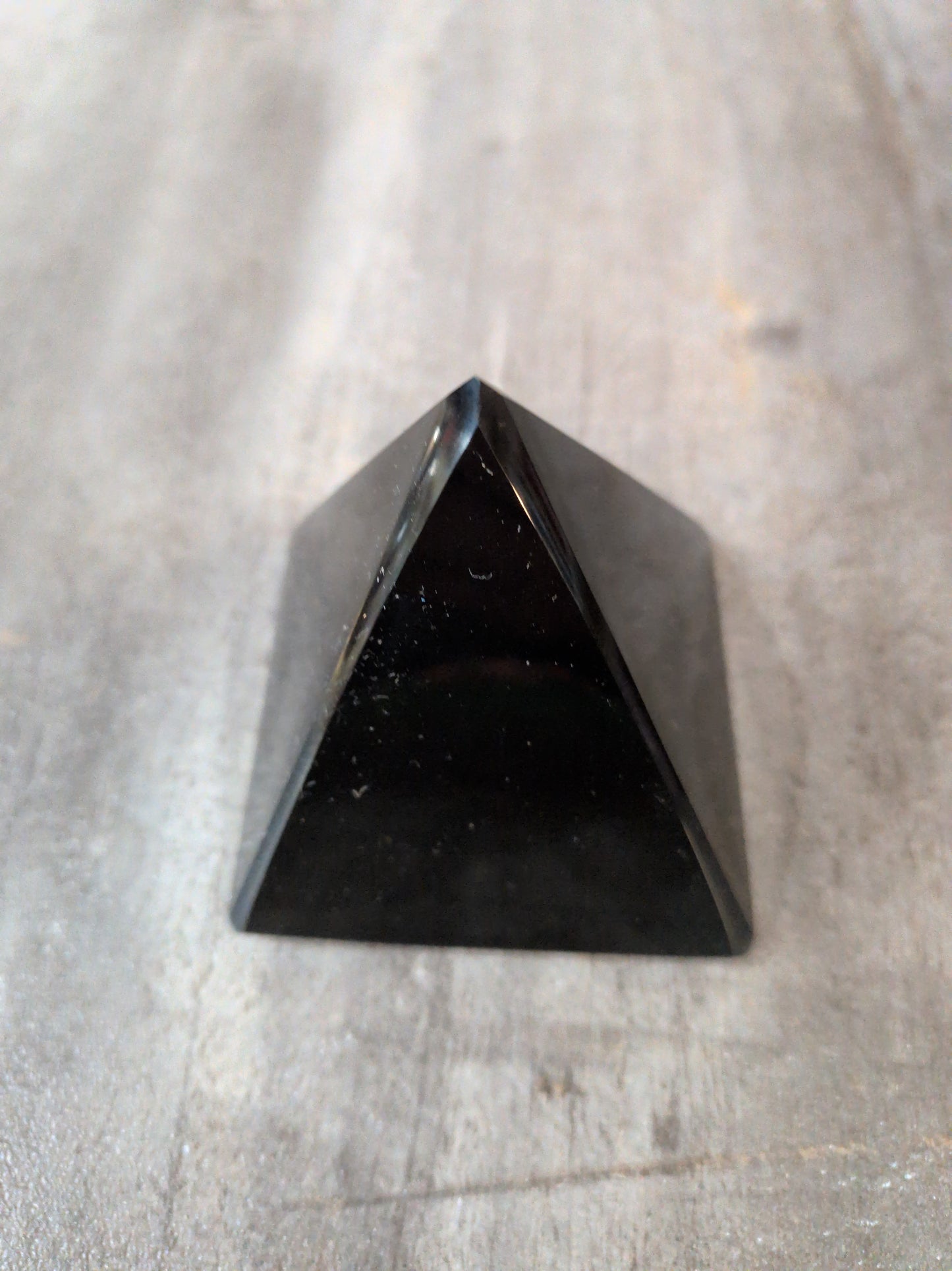 Black Obsidian Pyramid 2 1/2"