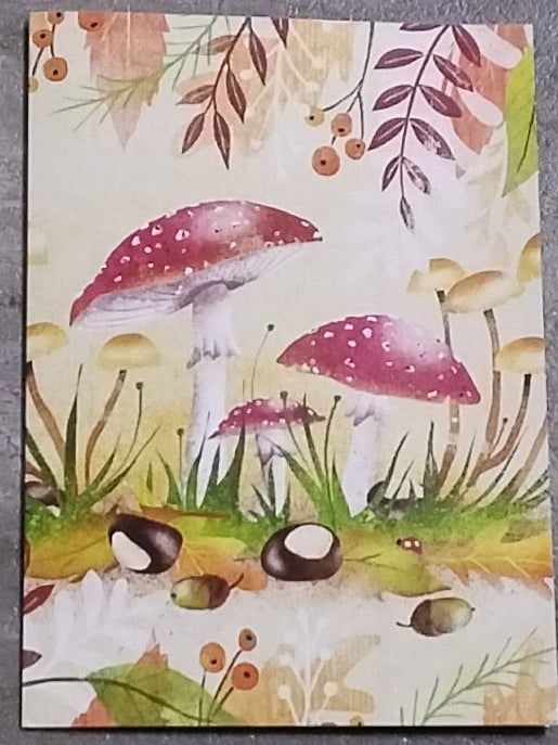 Forest floor Mushrooms Gift Card