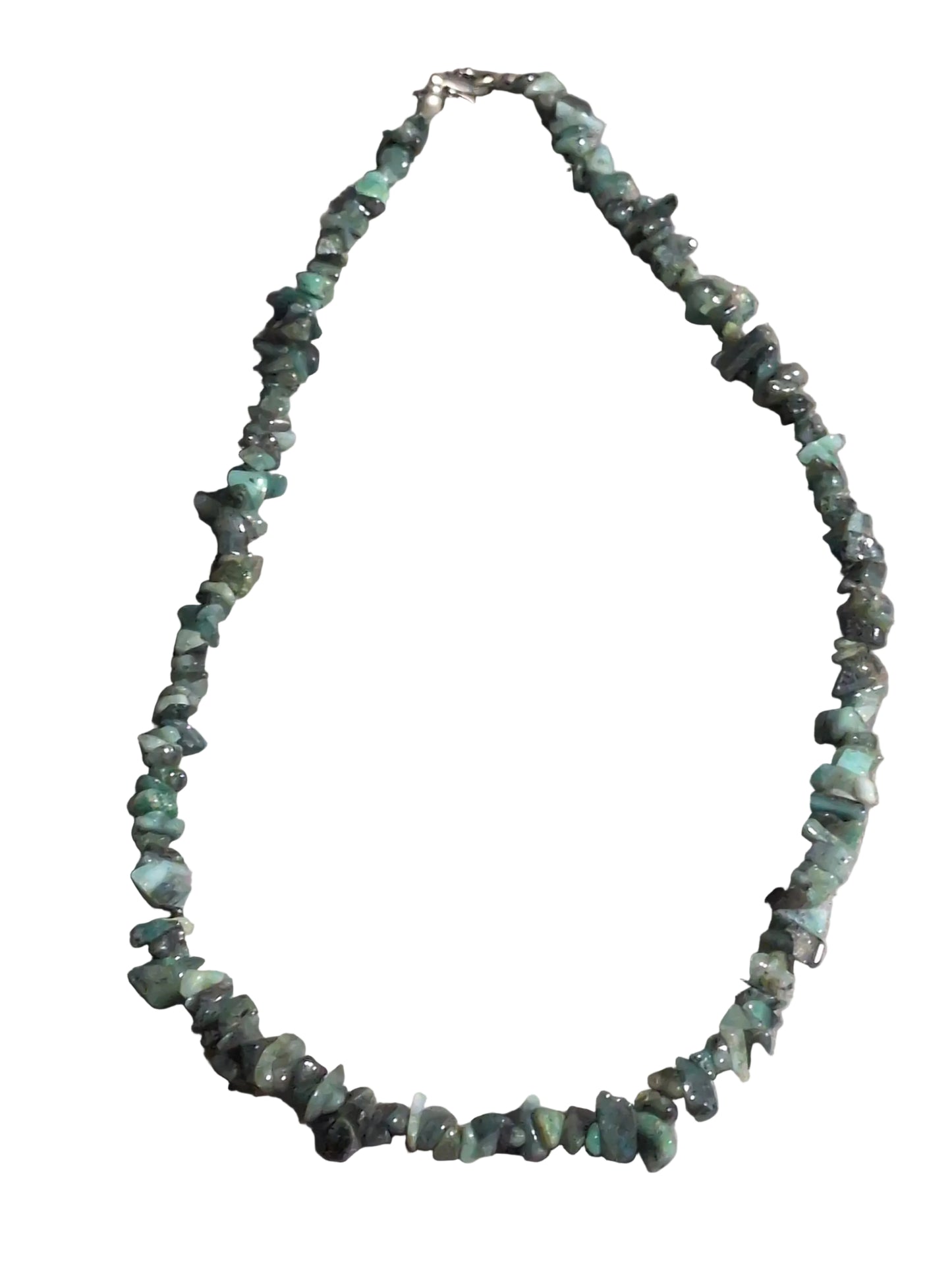Gemstone Chips Choker- Emerald