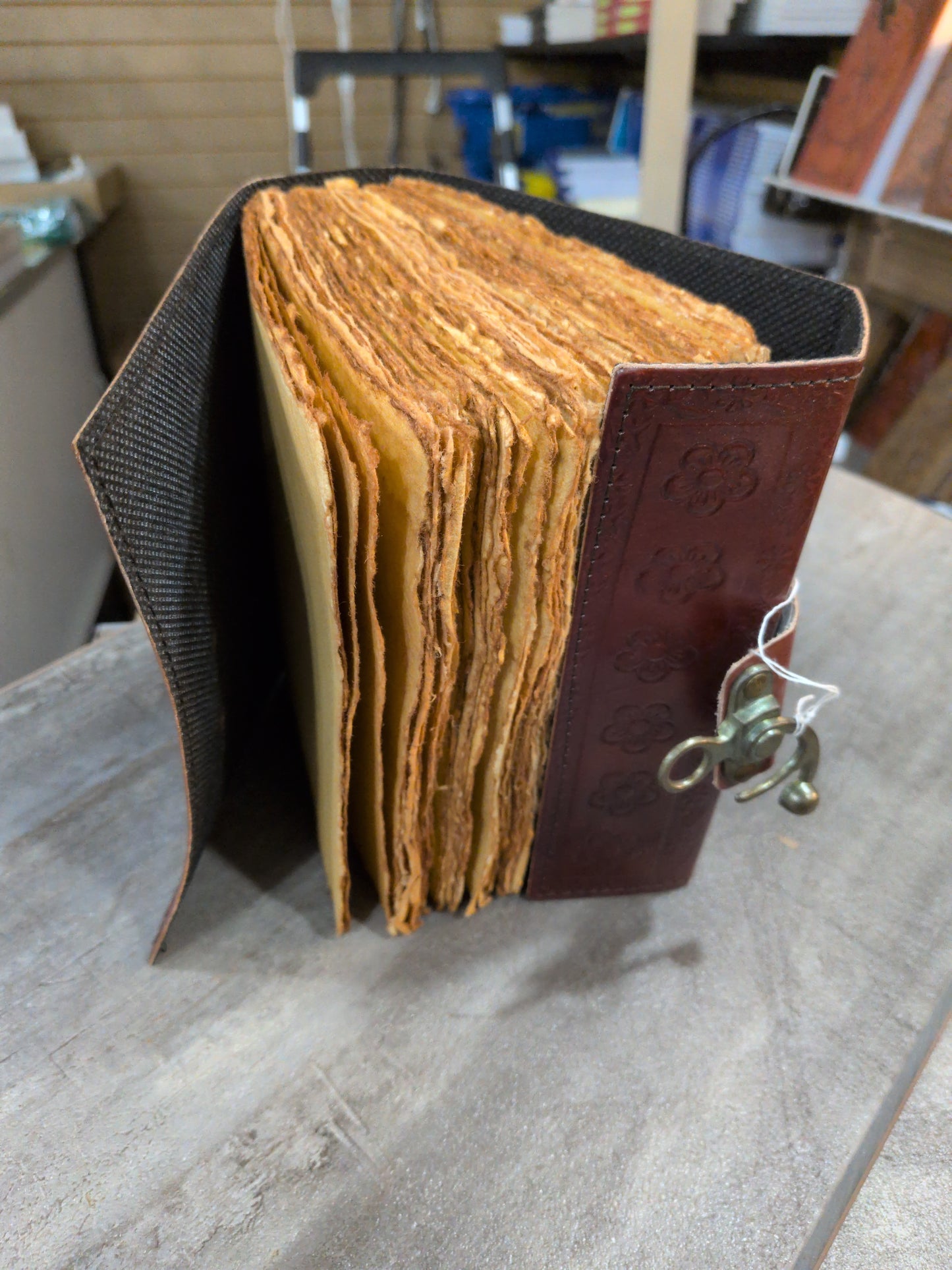 Mahogany Leather Tree of Life Leather Journal 5x7