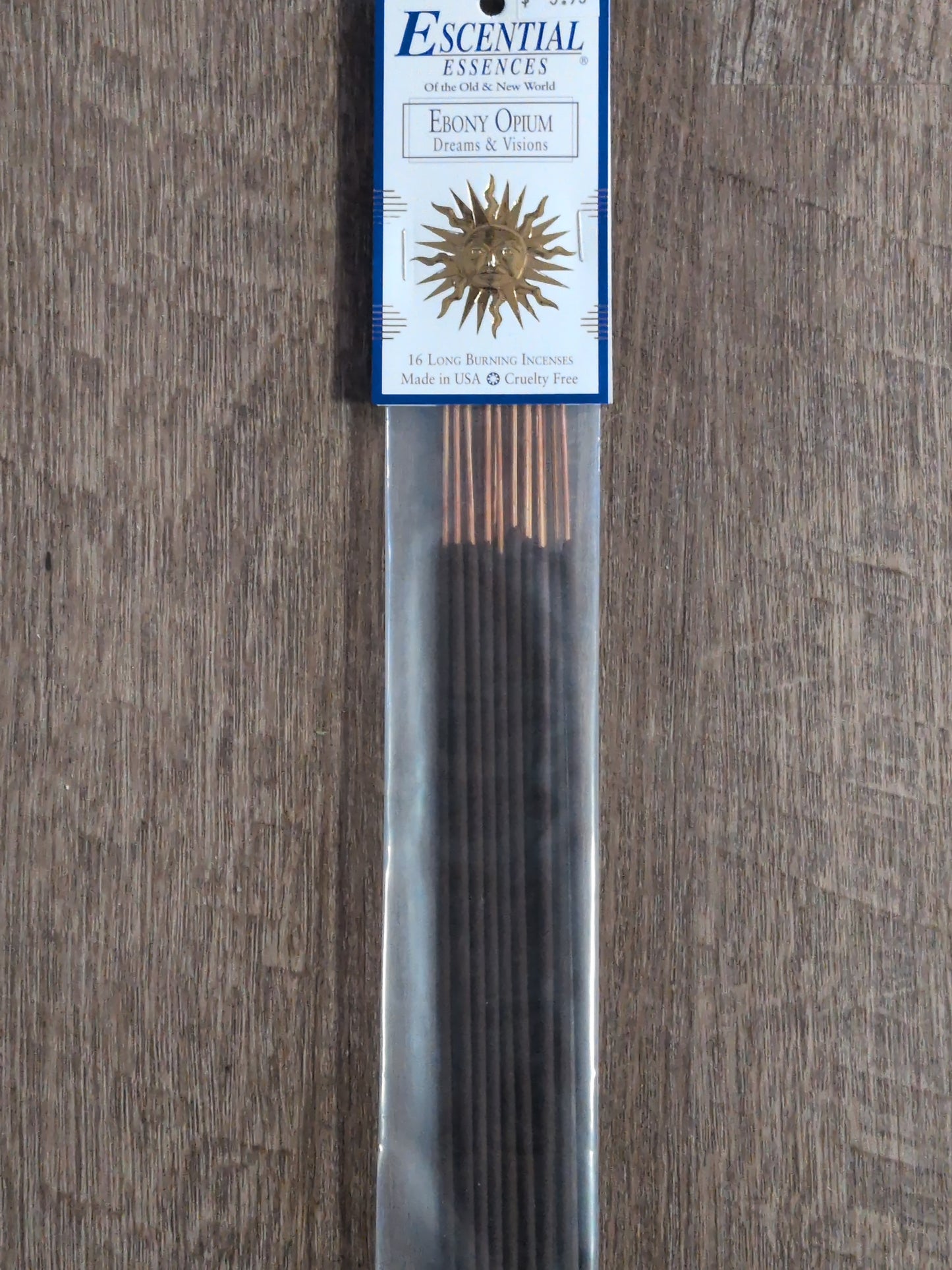 Essential Essences Incense 16 sticks Ebony Opium