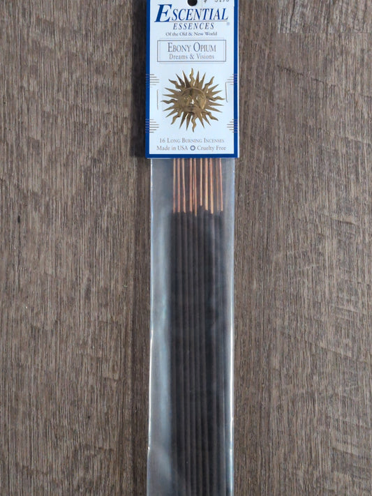 Essential Essences Incense 16 sticks Ebony Opium