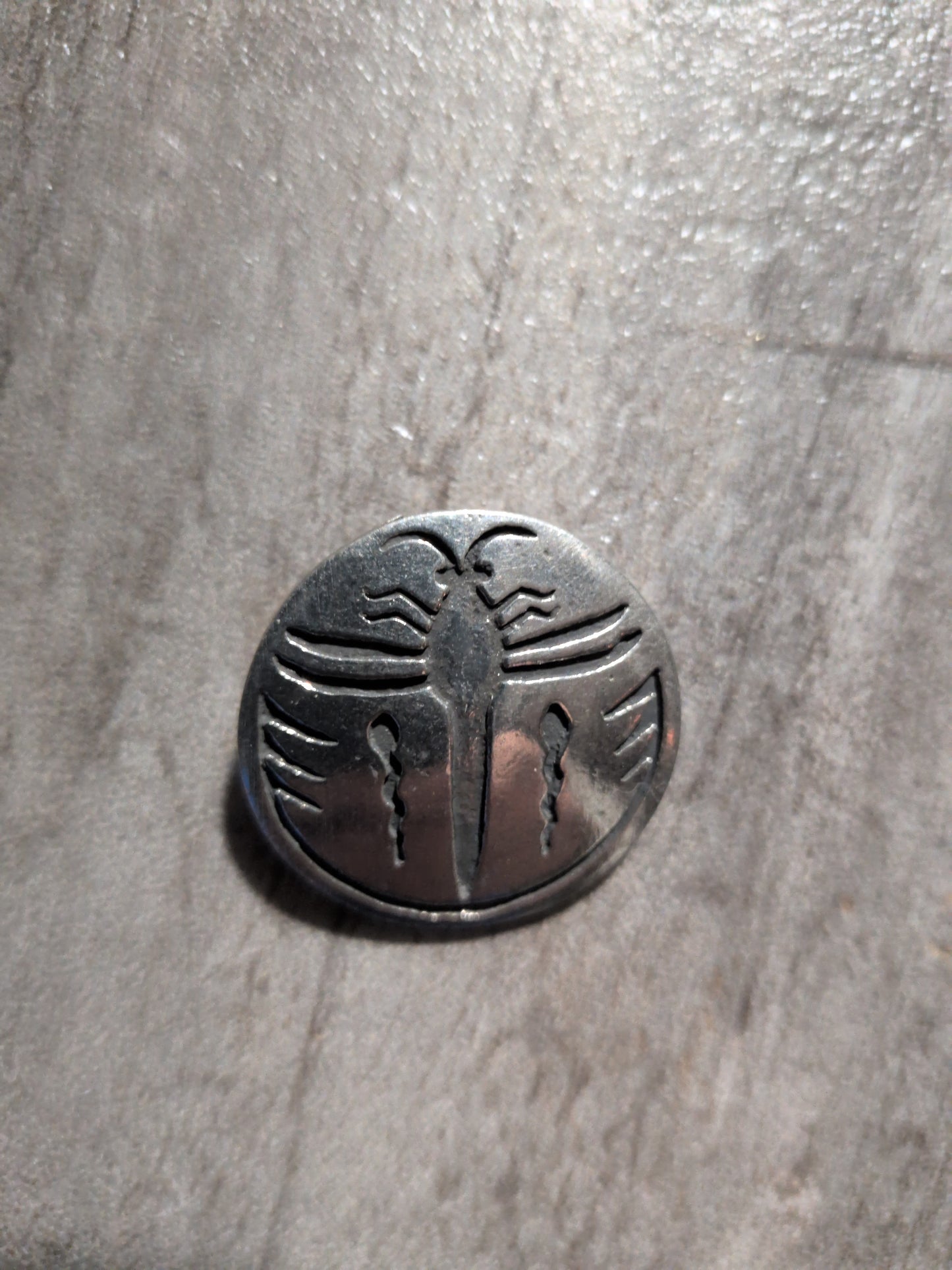 Turtle Island (Native American Collection) The Dragonfly Pewter Pendant