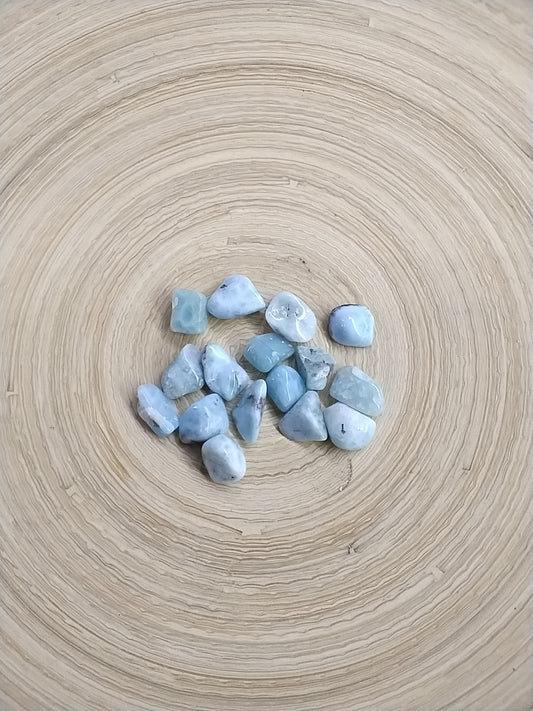 Small Larimar Tumbled stone