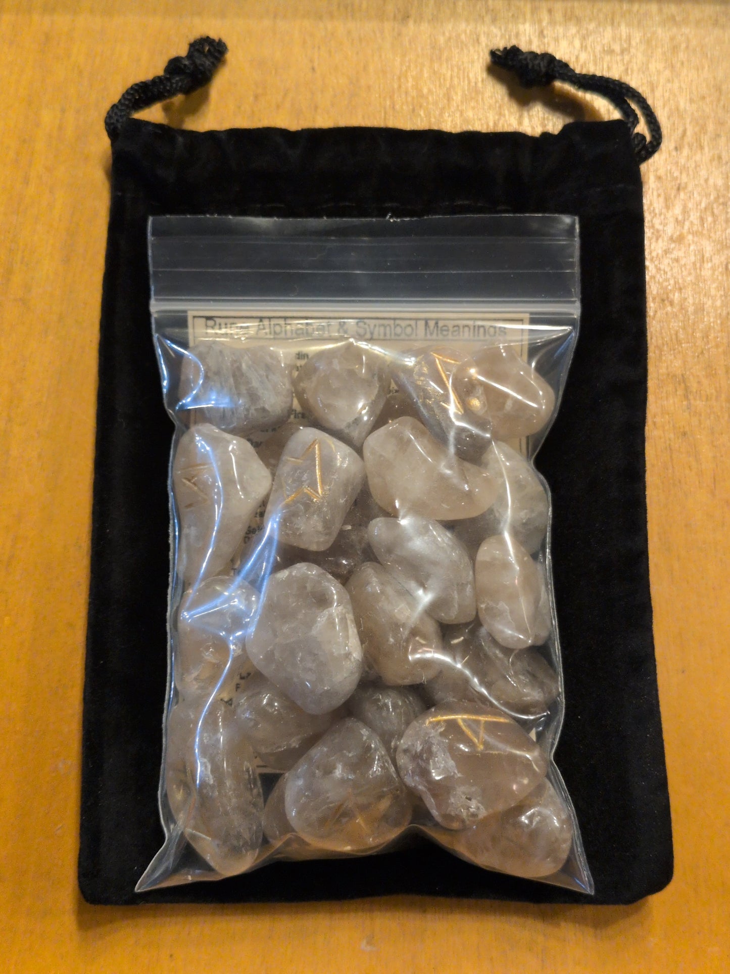 Gemstone Rune Set Citrine