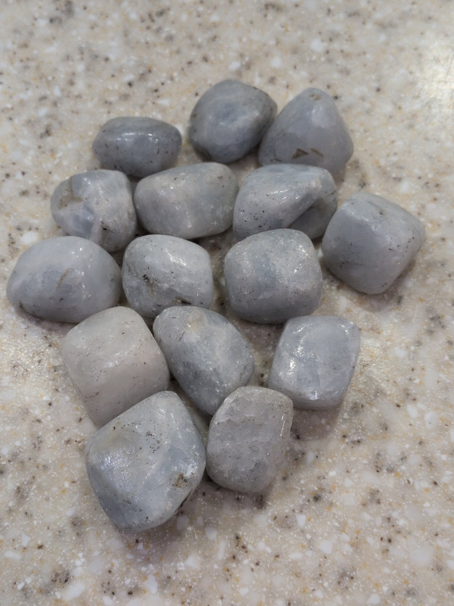 Blue Calcite Tumbled stone