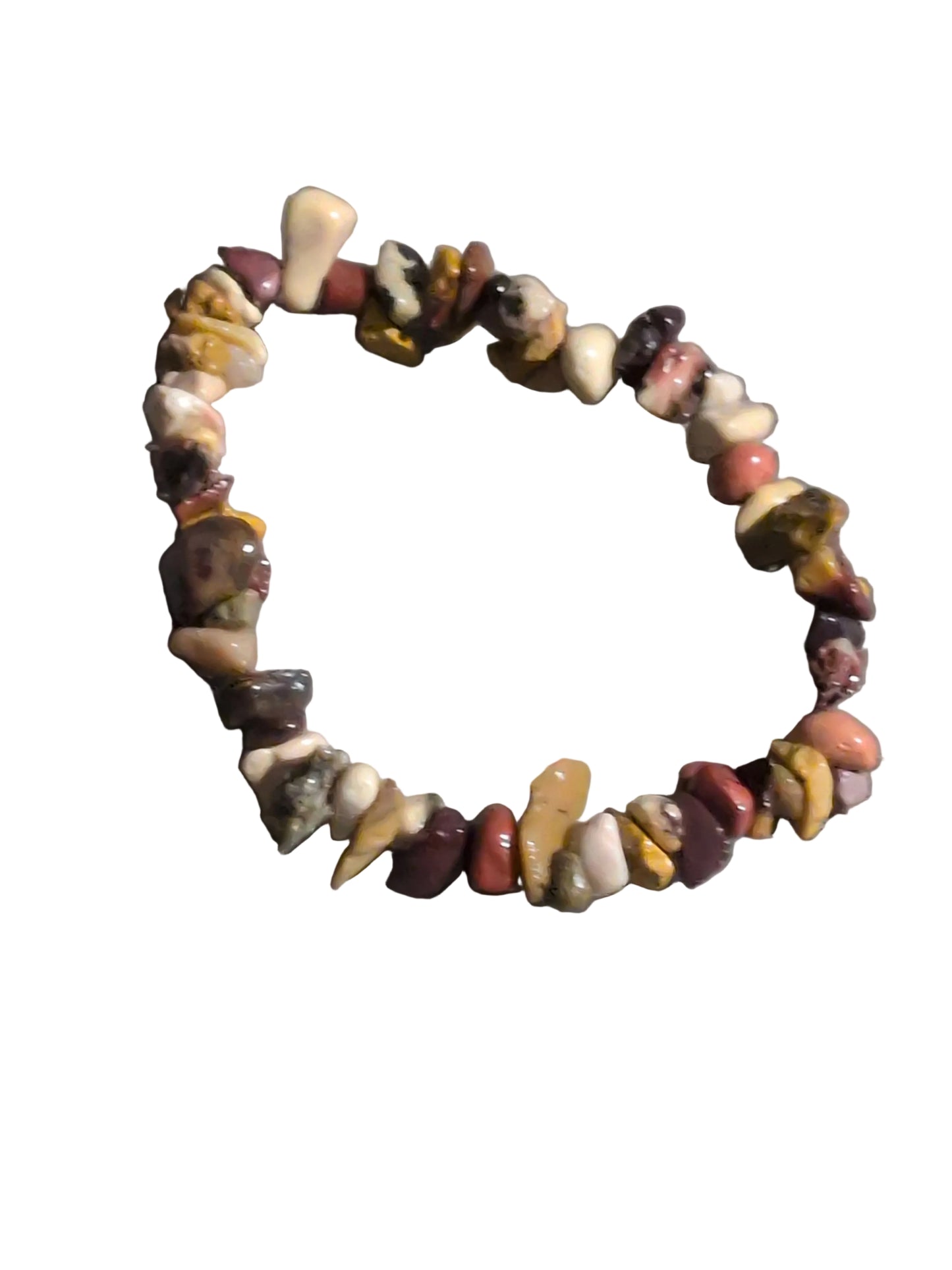 Elastic Chips Bracelet - Mookaite