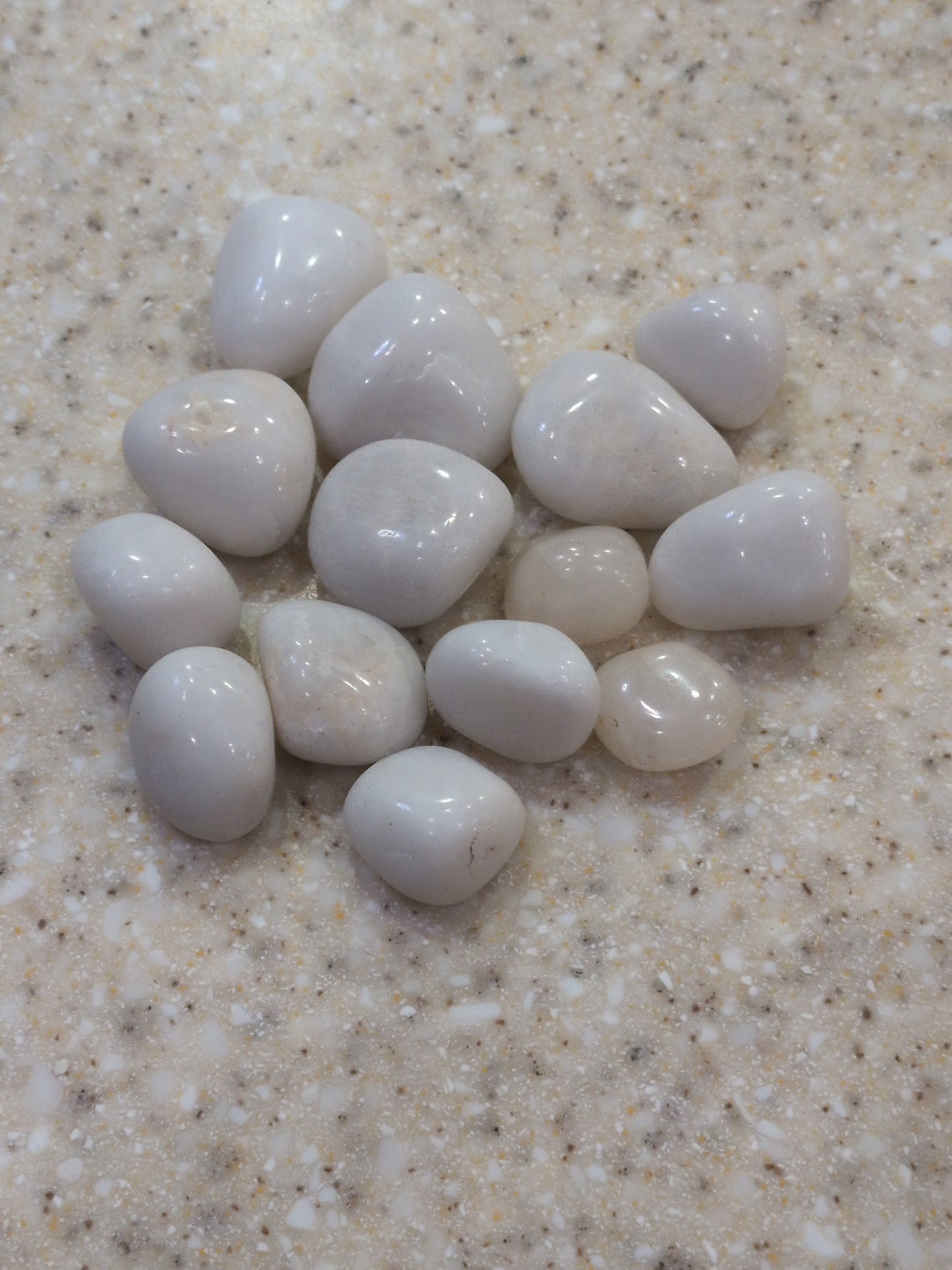 White Agate Tumbled Stone