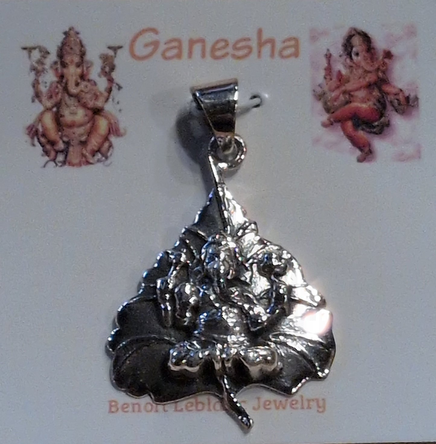 Ganesh Sterling Silver Pendant