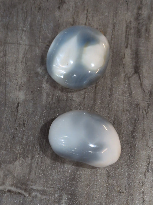 Orca Agate palm stone
