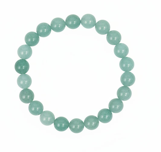 8mm Amazonite round bead bracelet