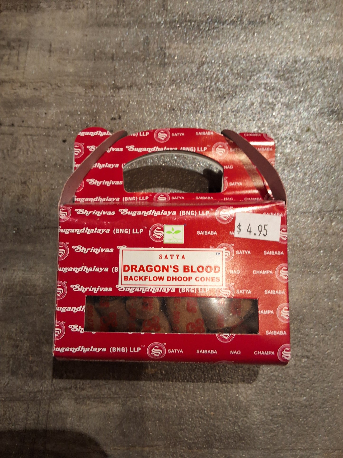 Satya Dragons Blood Backflow Cones