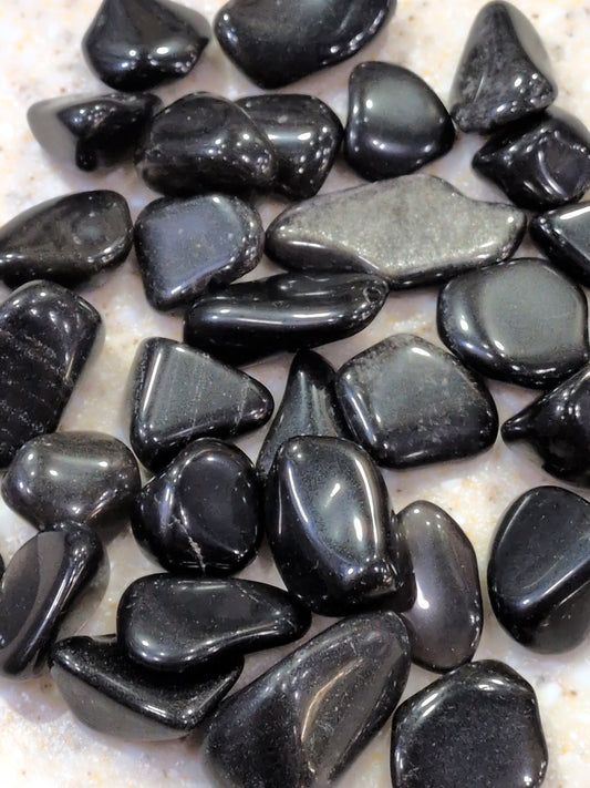 Sheen Obsidian Tumbled stone