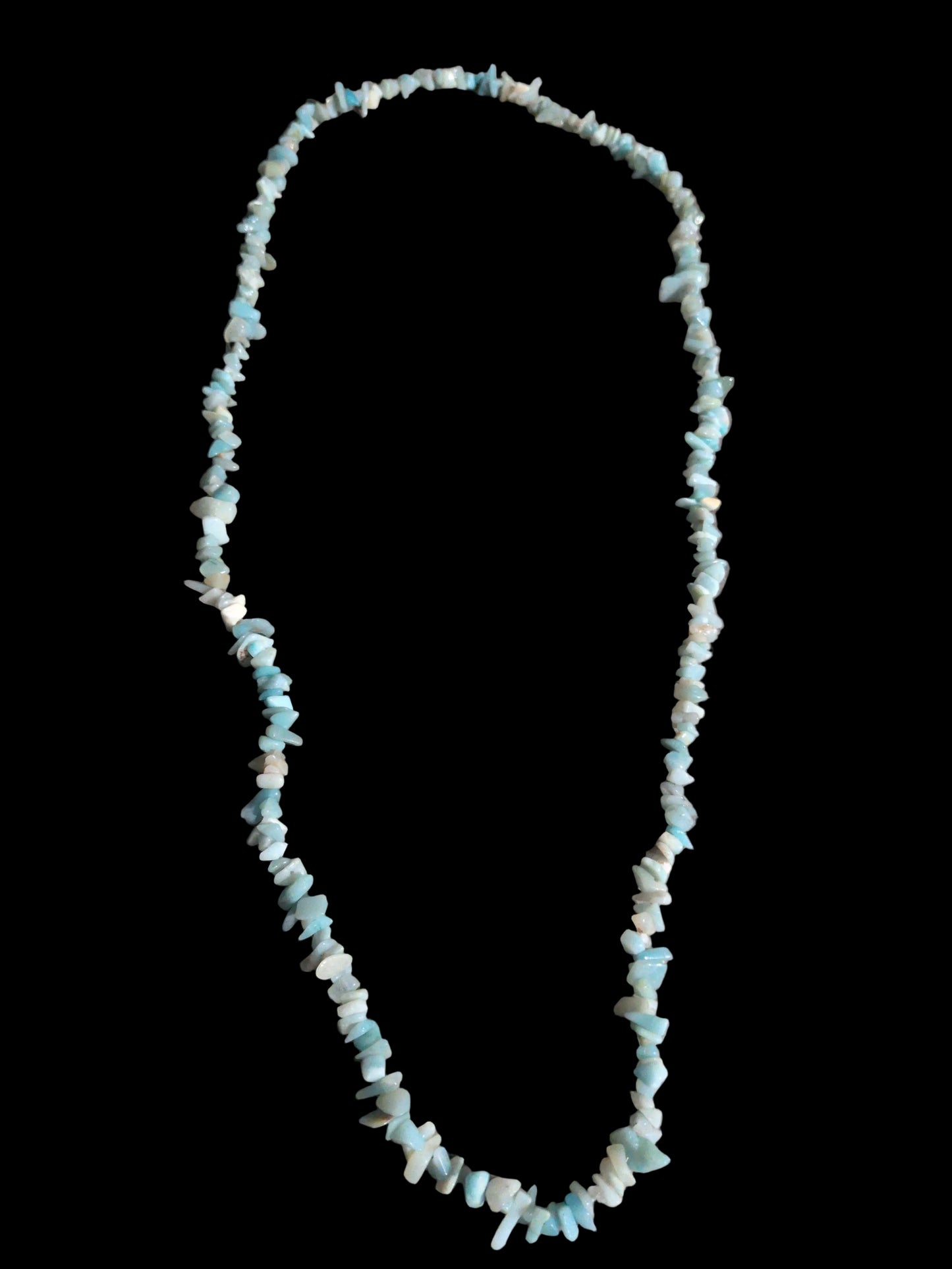 Gemstone Chips Necklace- Amazonite