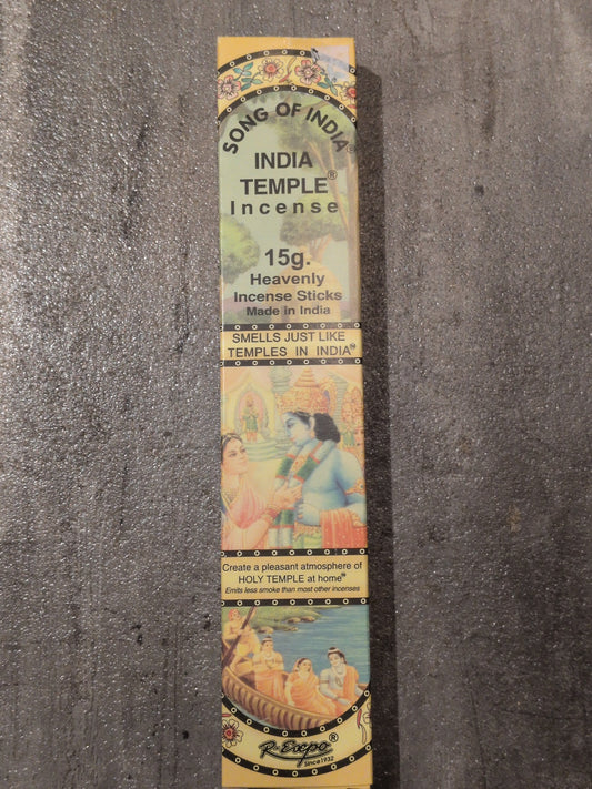 Song of India 15g Indian Temple Incense
