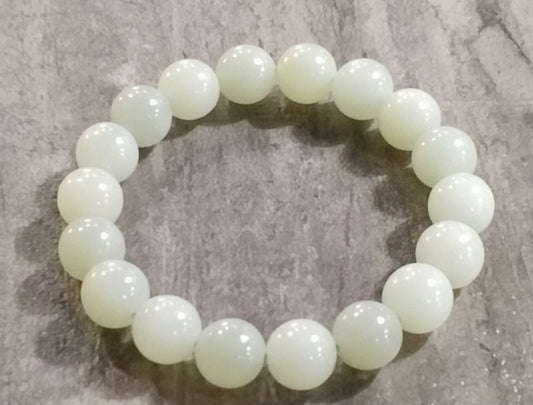 Elastic Bracelet 12mm Jade