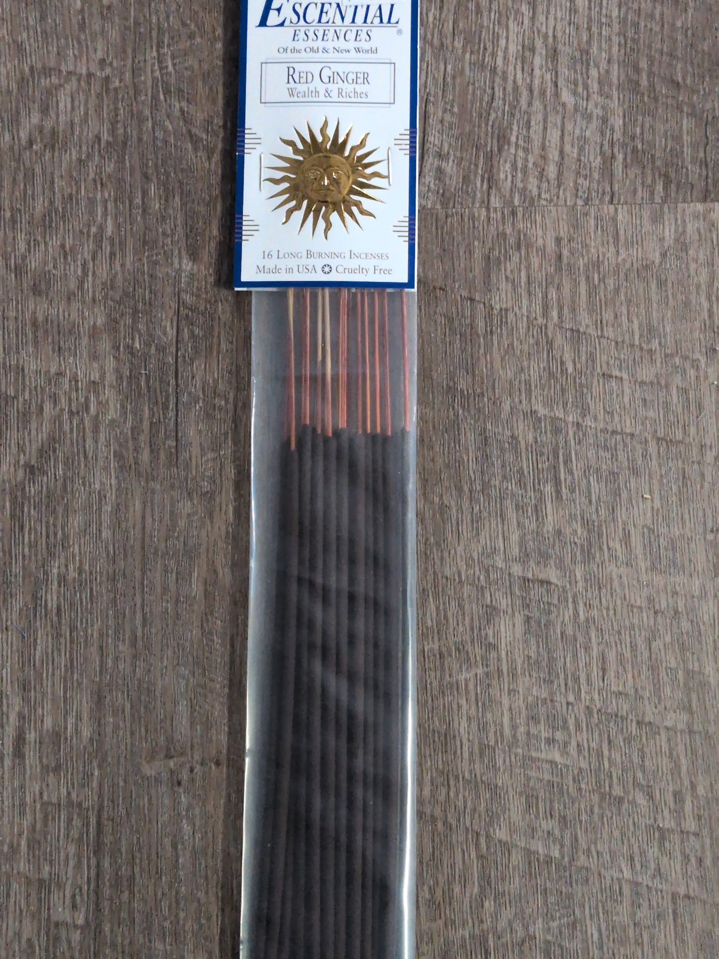 Essential Essences Incense 16 sticks Red Ginger
