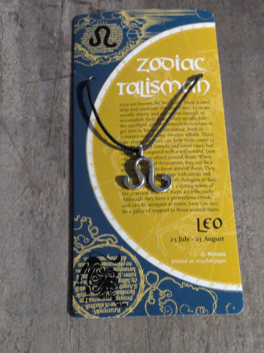 Zodiac Talisman Leo Pewter Pendant