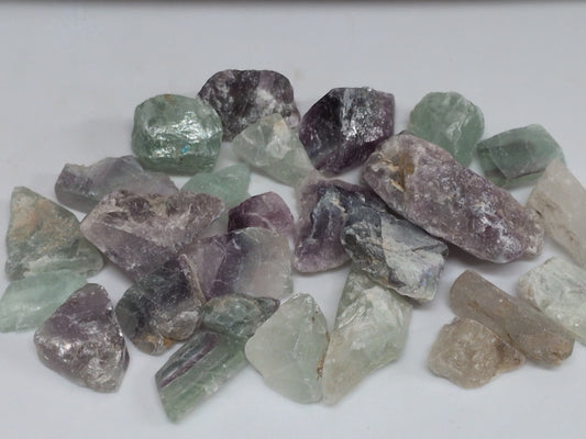 Rough multi-color Flourite stone