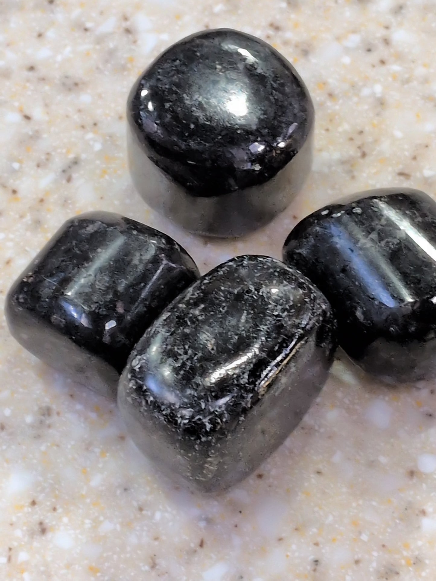 Nuummite Tumbled stone