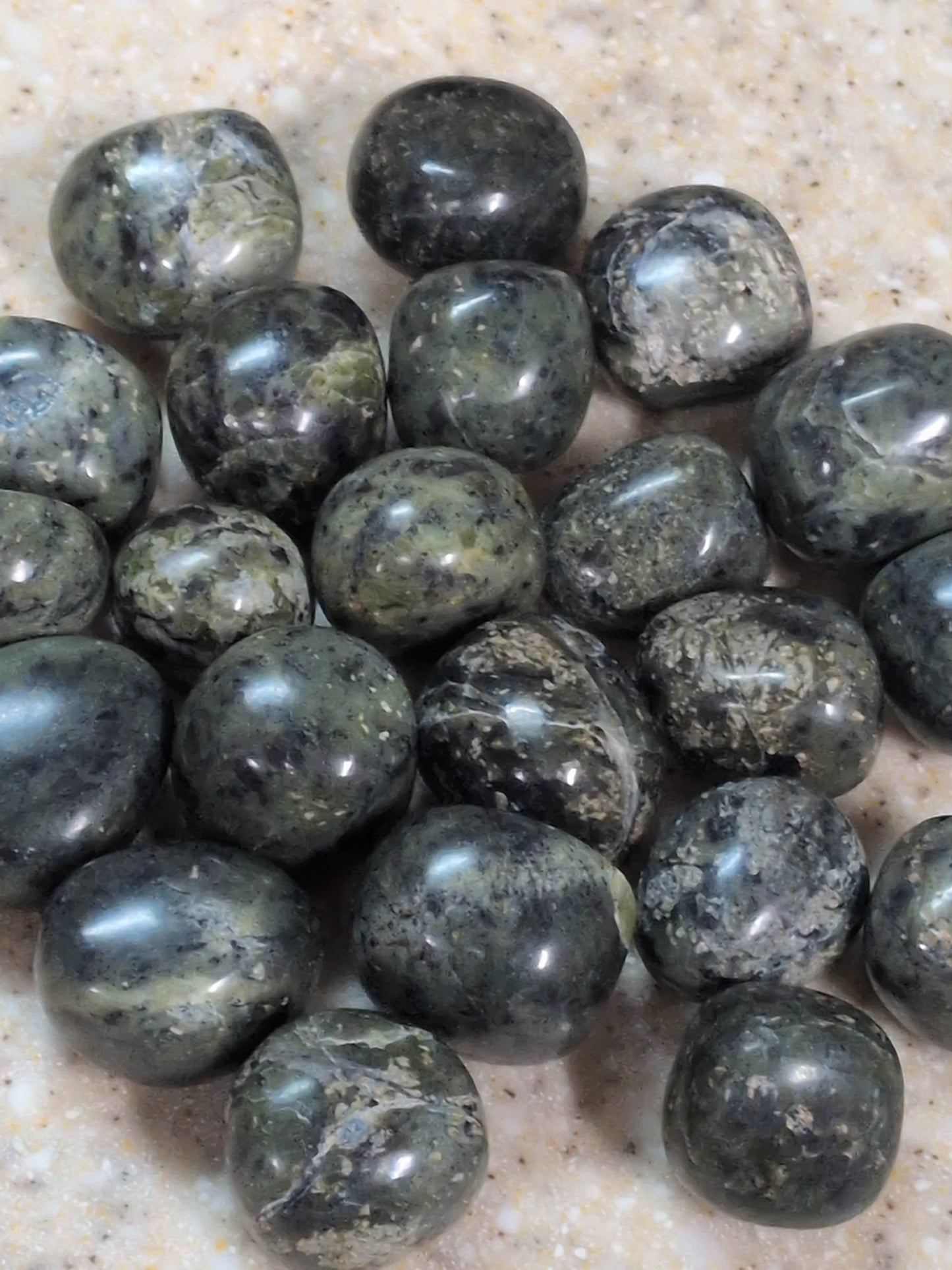 Green Jade Tumbled Stones