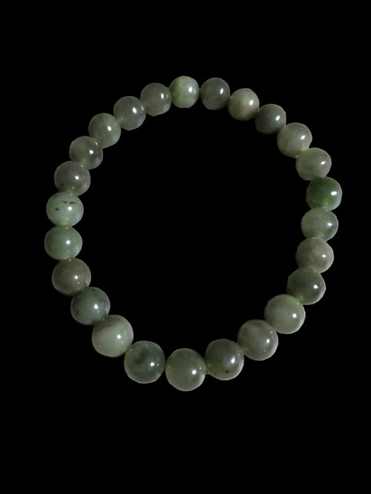 8mm round bead Bracelet Russian Jade