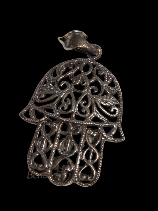 Fatima Hand Sterling Silver Pendant