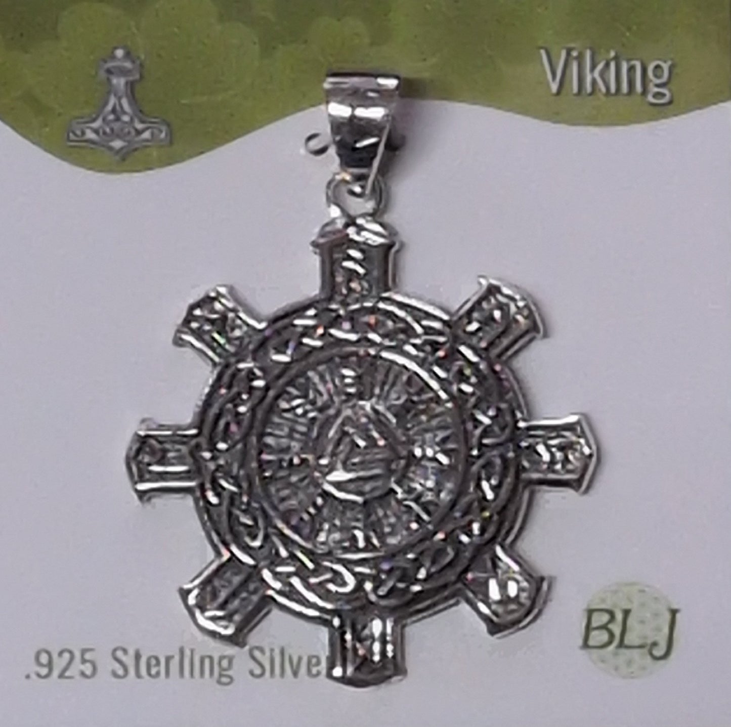 Celtic Trident Sterling Silver Pendant