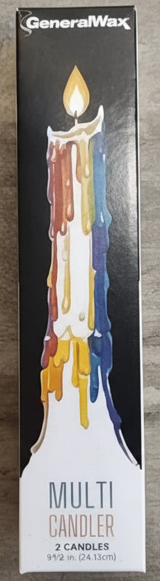 Multicolor Drip Candle