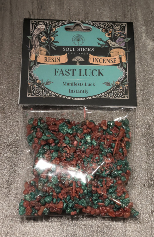 Soul Sticks Resin Incense Fast Luck