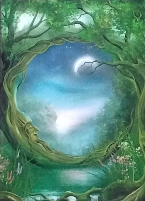 Sleeping Tree beneath the Moon Gift Card