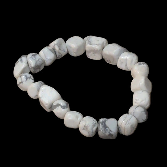 Howlite Nugget Bracelet
