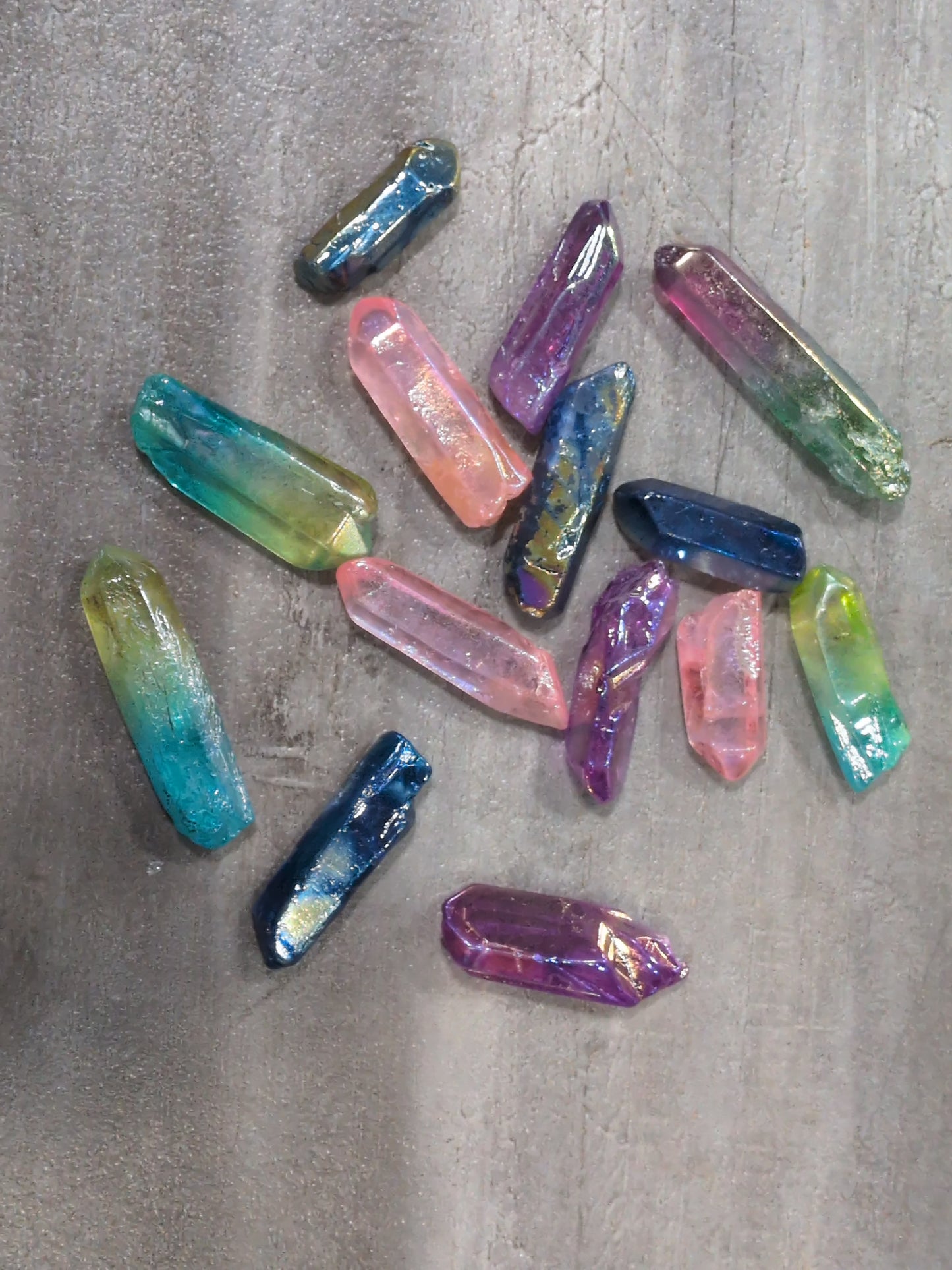 Aura Quartz Points (Tumbled)