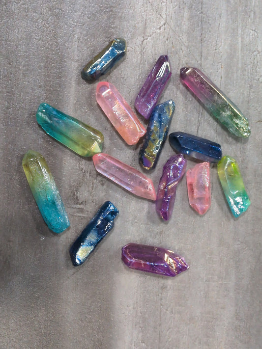 Aura Quartz Points (Tumbled)