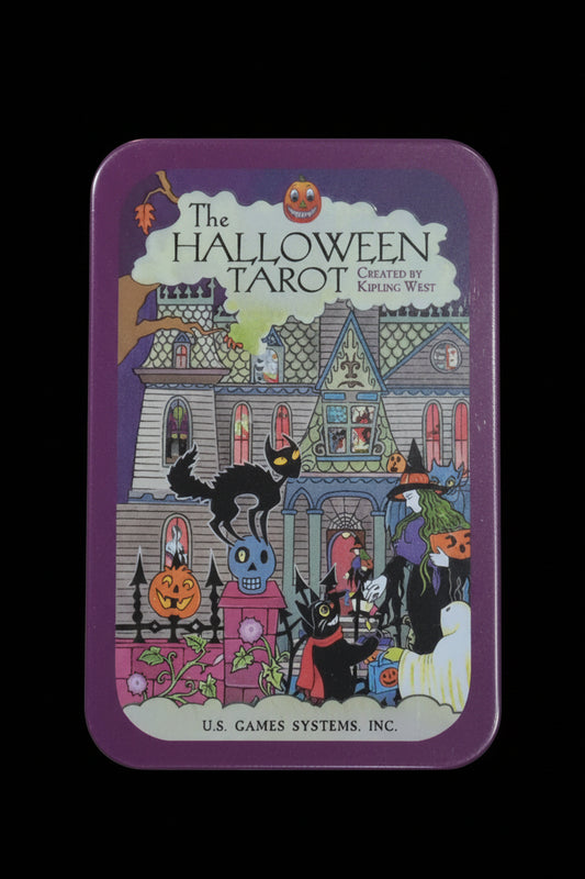 The Halloween Tarot (Mini Card Set, Ins. Booklet & Tin Case)
