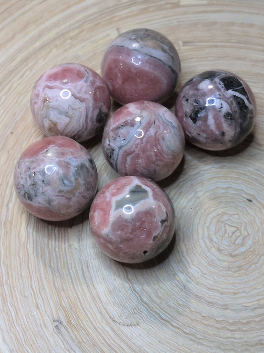 20mm Rhodochrosite sphere
