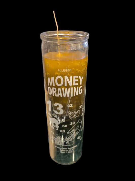Money Drawing Undressed 5-7 Day Candle