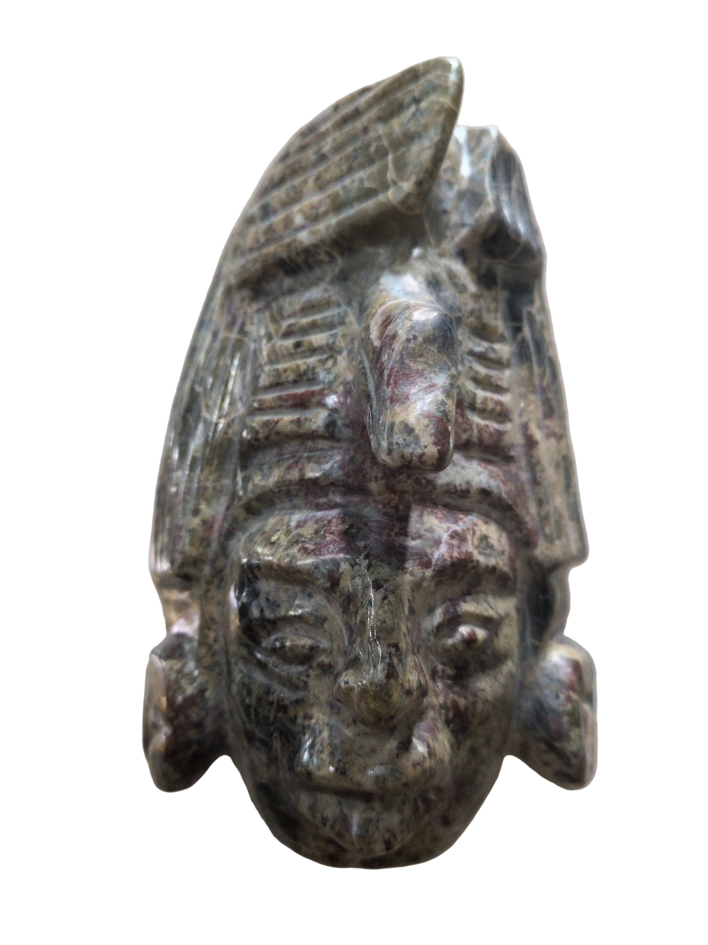 Aztec Soapstone Mask (Mexico) Water Fowl