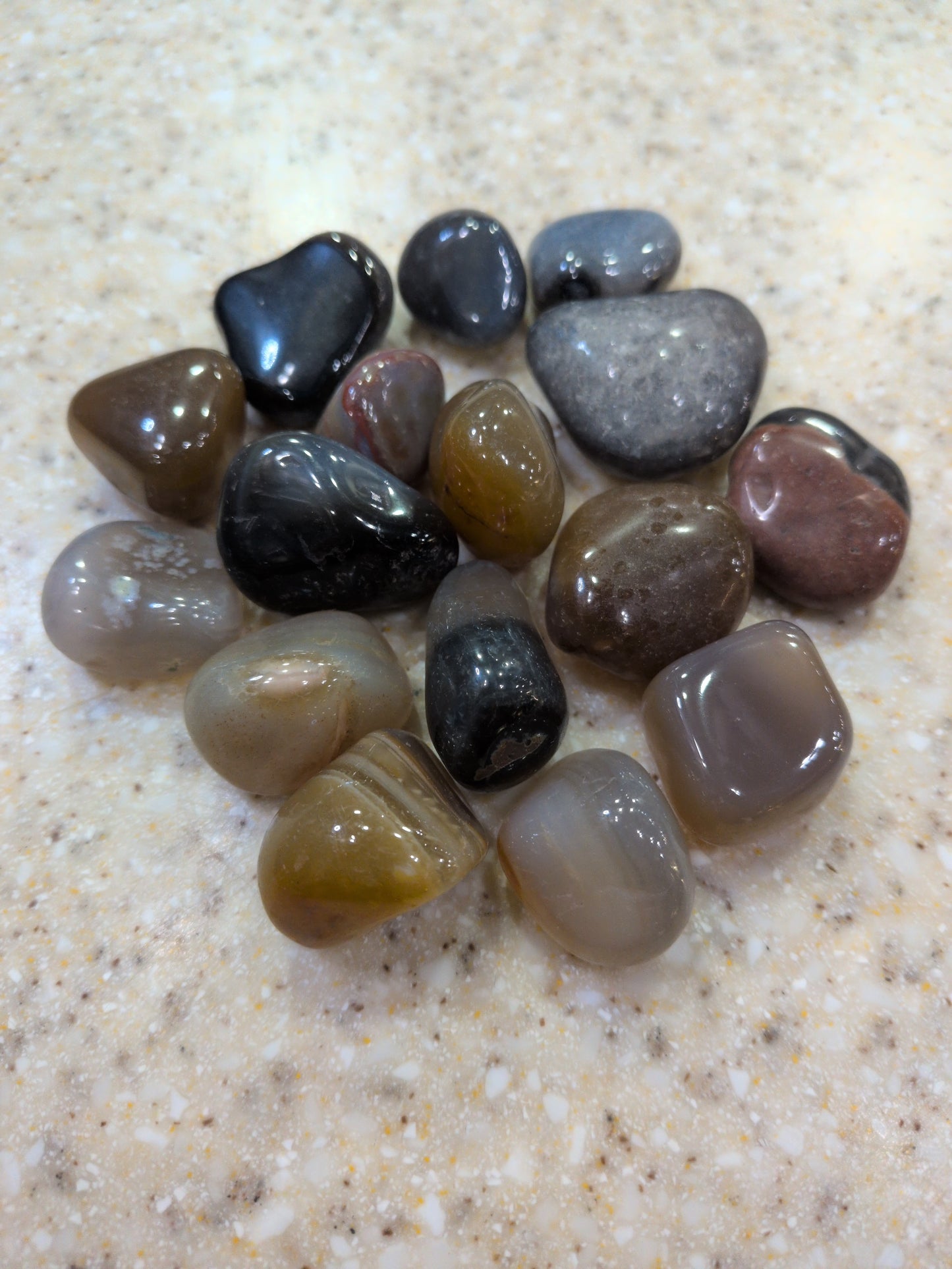 Banded Agate Tumbled Stone
