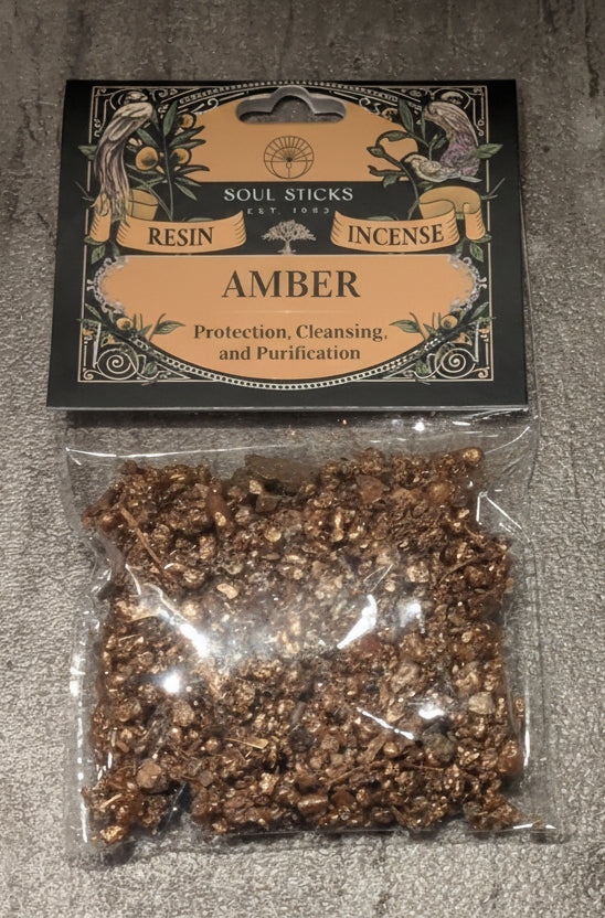 Soul Sticks Resin Incense Amber